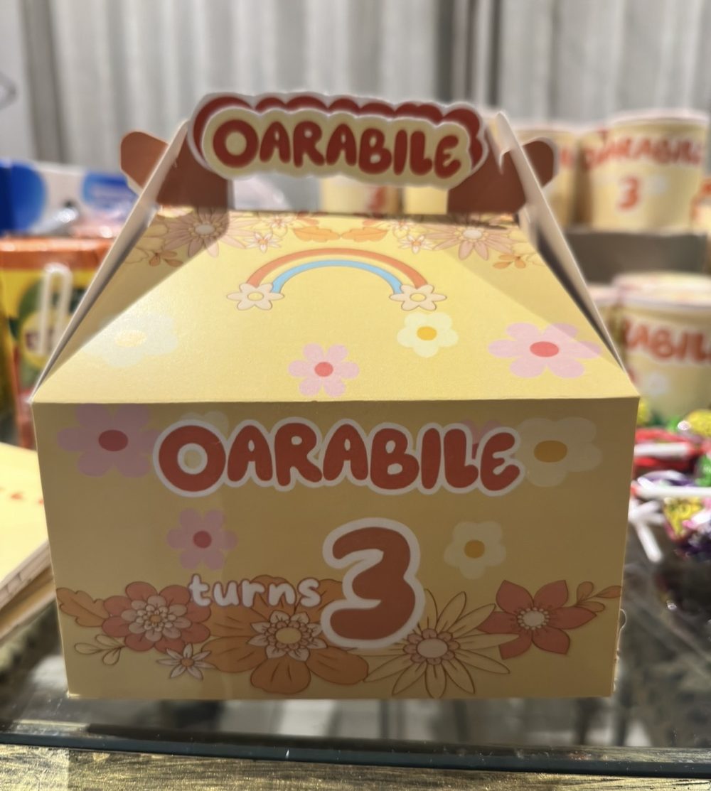 Custom gable party box